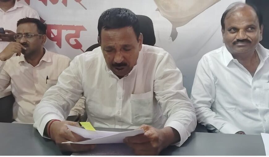 वडगावशेरी मतदार संघातील पाणी टंचाई बाबत आमदारांचे आज महापालिकेसमोर आंदोलन