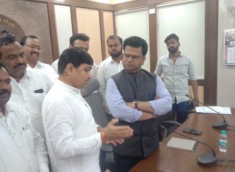 वाघोली ते च-होली रिंग रोड साठी आयुक्तांनी केली जागा मालकांशी चर्चा