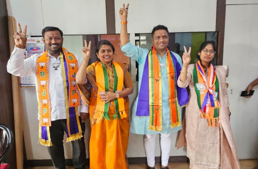 शेवटच्या क्षणी पूजा जाधव यांना भाजपची उमेदवारी; फुलेनगर नागपूर चाळमध्ये रंगतदार चौरंगी लढत