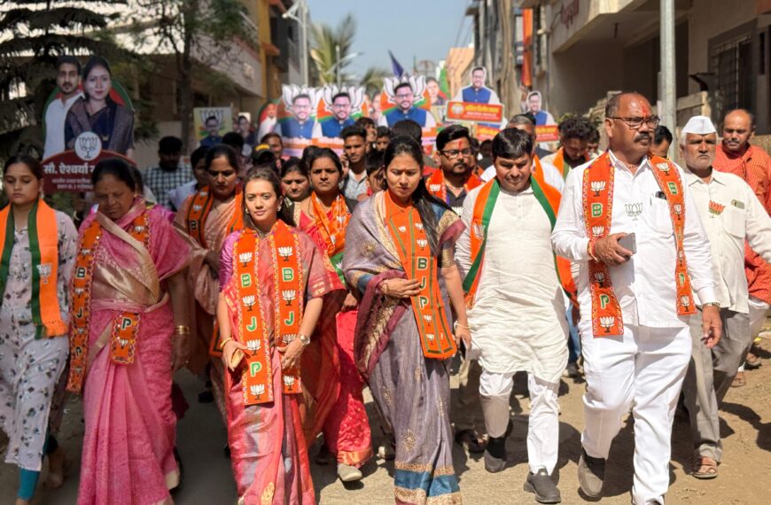 प्रभाग ३ मधील भाजपा उमेदवारांना&hellip;