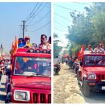 प्रभाग १ कळस–धानोरी–लोहगाव लक्ष्मी उर्फ मीनाताई माने इंगुळकर यांच्या प्रचारार्थ भव्य रॅली