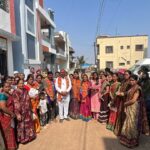 नागरिकांशी संवाद साधतप्रभाग ३ मधील भाजपा उमेदवारांचा प्रचाराचा समारोप