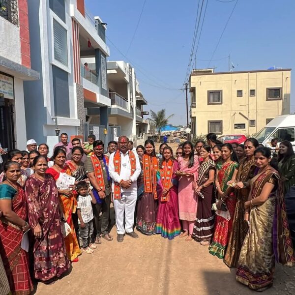 नागरिकांशी संवाद साधतप्रभाग ३ मधील भाजपा उमेदवारांचा प्रचाराचा&hellip;