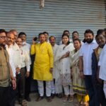 नवनिर्वाचित नगरसेवकांची अधिकाऱ्यांसमवेत लोहगाव मध्ये पहाणी